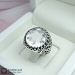 عکس انگشتر در نجف نگین الماس تراش