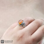 عکس انگشتر یمنی عقیق 10 گرم