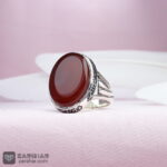 عکس انگشتر عقیق یمنی سرخ درجه یک