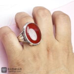 عکس انگشتر عقیق یمنی سرخ درجه یک