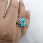 عکس انگشتر فیروزه نیشابوری 11.21 گرم