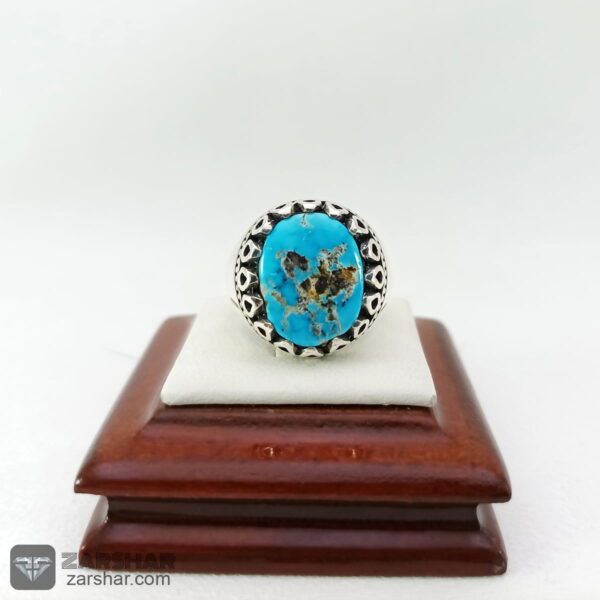 عکس انگشتر فیروزه نیشابوری 11.21 گرم