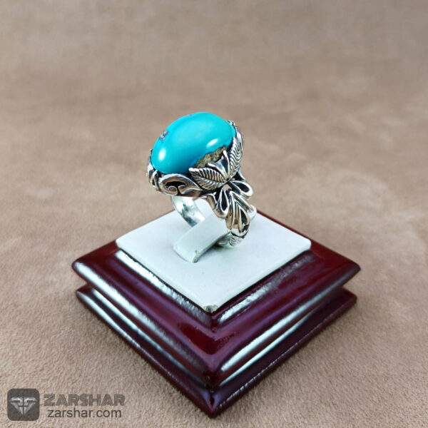 عکس انگشتر فیروزه نیشابوری 14.50 گرم