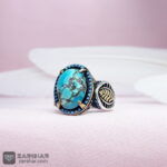 عکس انگشتر فیروزه نیشابوری احیاء شده