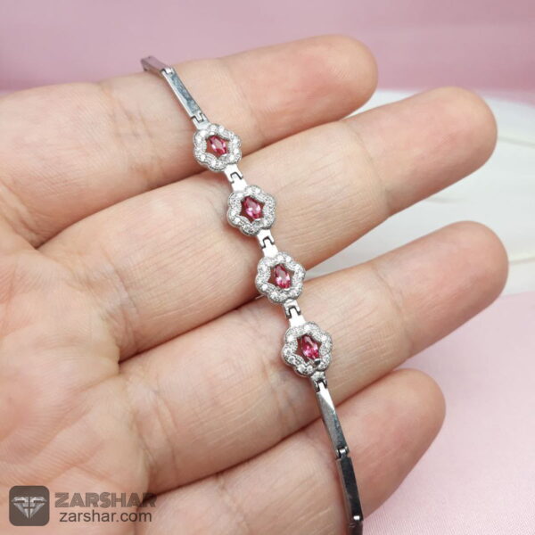 دستبند طرح یاقوت سرخ عکس دستبند طرح یاقوت سرخ