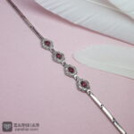 عکس دستبند طرح یاقوت سرخ