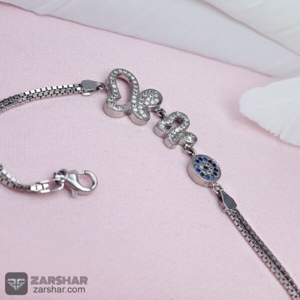 عکس دستبند فانتزی زنانه نقره ۹۲۵