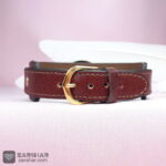 عکس دستبند چرمی عقیق مشکی یا فاطمه الزهرا