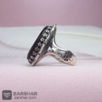 عکس انگشتر عقیق کبدی خراسانی خطی یا زهرای مظلومه