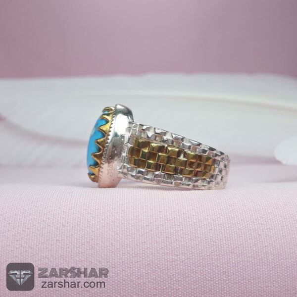 عکس انگشتر فیروزه نیشابوری 11.8 گرم