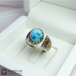 عکس انگشتر فیروزه نیشابوری 12.2 گرم