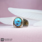 عکس انگشتر فیروزه نیشابوری 12.2 گرم