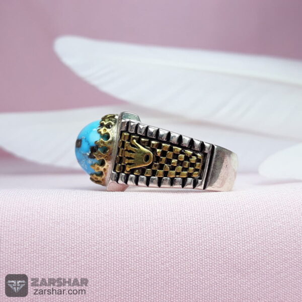 عکس انگشتر فیروزه نیشابوری 12.2 گرم