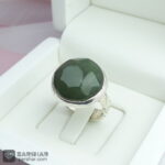 عکس انگشتر یشم یمنی الماس تراش