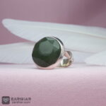 عکس انگشتر یشم یمنی الماس تراش