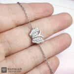 عکس دستبند فانتزی زنانه طرح پروانه