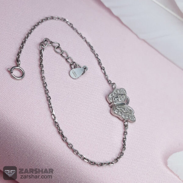 دستبند فانتزی زنانه طرح پروانه عکس دستبند فانتزی زنانه طرح پروانه