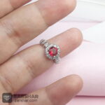 عکس انگشتر زنانه یاقوت سرخ