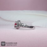 عکس انگشتر زنانه یاقوت سرخ