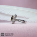 عکس انگشتر الکساندریت زنانه با روکش اب رادیوم