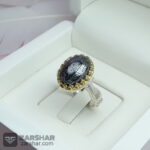 عکس انگشتر حدید حکاکی شده هفت جلاله