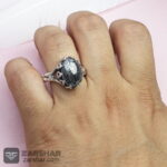 عکس انگشتر حدید خطی هفت جلاله