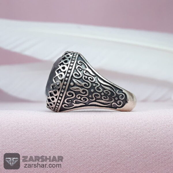 عکس انگشتر در نجف مردانه الماس تراش