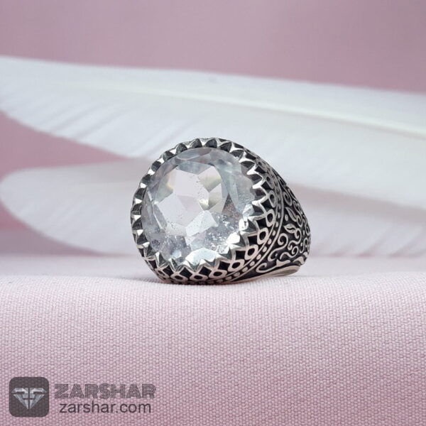 عکس انگشتر در نجف مردانه الماس تراش