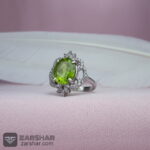 عکس انگشتر زبرجد زنانه