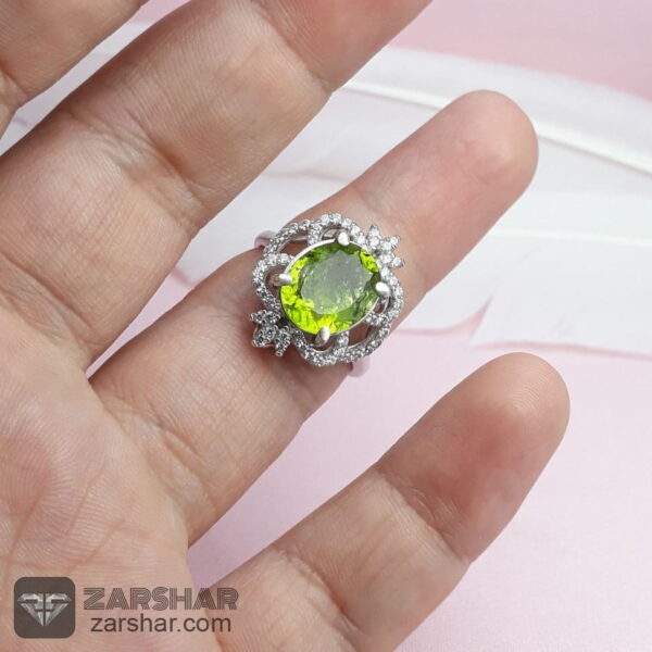 عکس انگشتر زبرجد زنانه