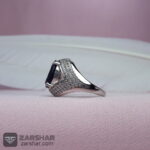 عکس انگشتر زنانه یاقوت کبود