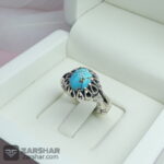 عکس انگشتر فیروزه نیشابوری 7.7 گرم