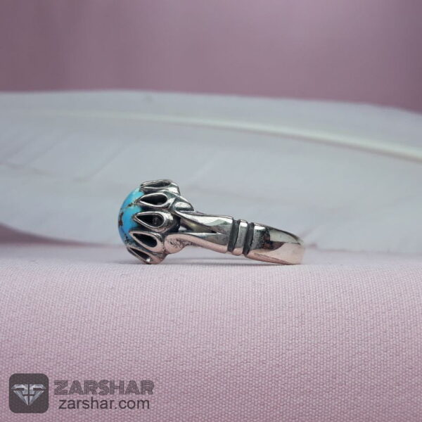 عکس انگشتر فیروزه نیشابوری 7.7 گرم