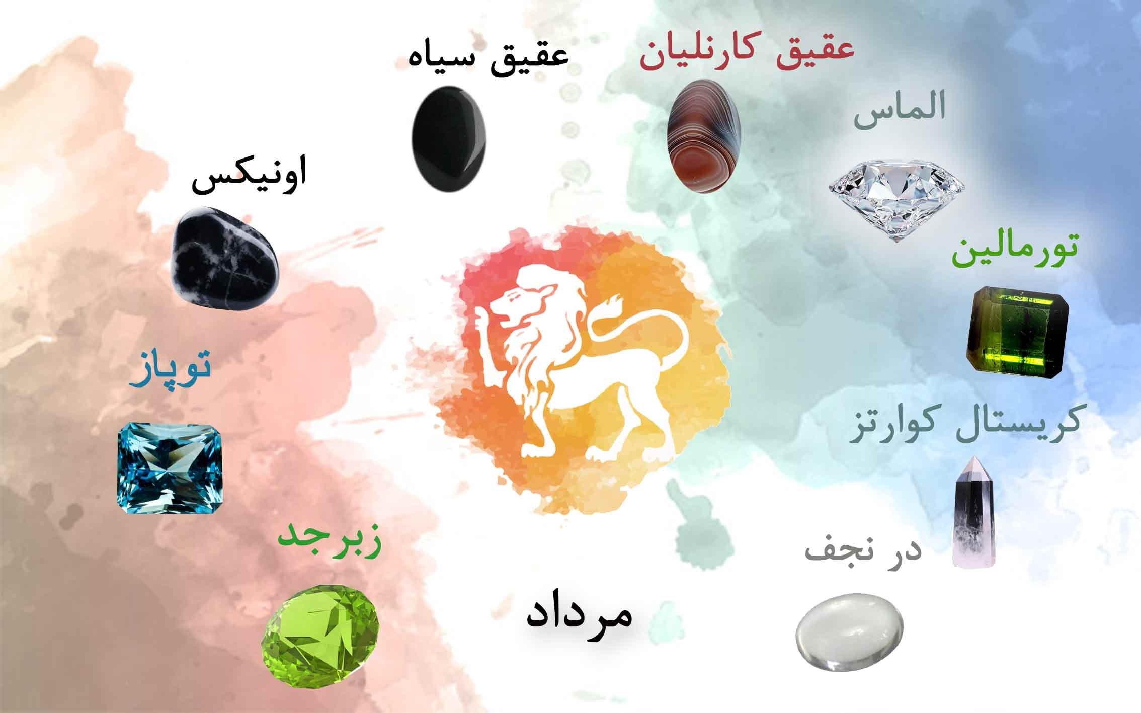 عکس سنگ ماه تولد مرداد چیست؟ خواص شگفتانگیز سنگ ماه مرداد