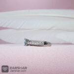 عکس انگشتر زنانه فیروزه نیشابوری با رکاب تایلندی