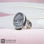 عکس انگشتر در نجف حکاکی علی فاطمه