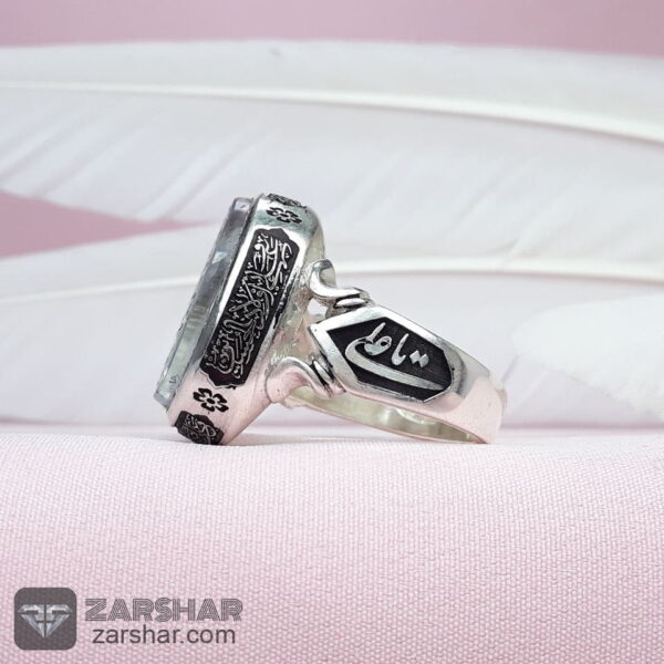 عکس انگشتر در نجف حکاکی علی فاطمه