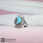 عکس انگشتر فیروزه نیشابوری زنانه