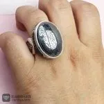 عکس انگشتر حدید خطی هفت جلاله