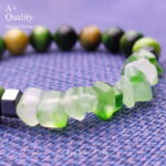 عکس دستبند سنگ اونتورین،تایگر و هماتیت Jungle استارلایت