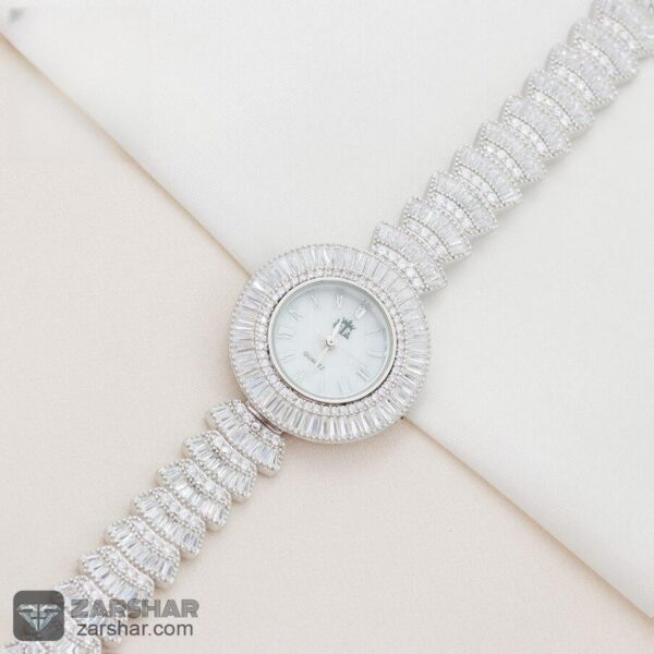 عکس ساعت نقره لاکچری زنانه