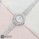 عکس ساعت نقره زنانه طرح خورشید