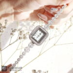 عکس ساعت نقره مربعی زنانه شیک