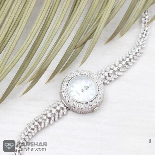 عکس ساعت نقره زنانه مدل سرافینا