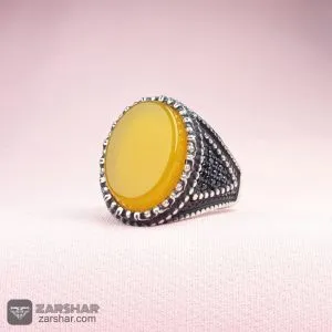عکس انگشتر اسپرت مردانه شرف الشمس طرح باربد