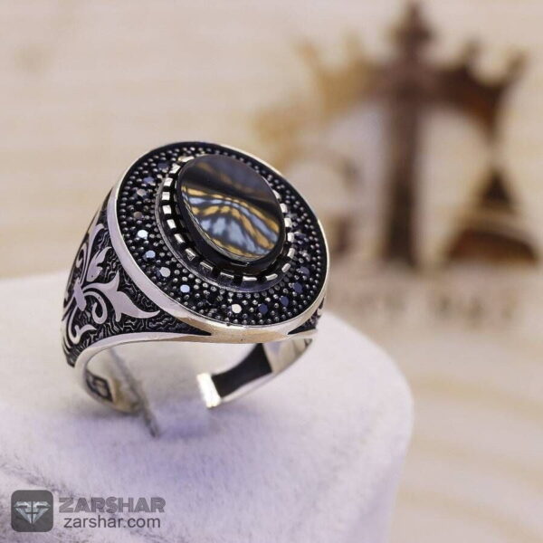 انگشتر اسپرت مردانه مدل ناتان عکس انگشتر اسپرت مردانه مدل ناتان