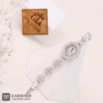 عکس ساعت نقره زنانه طرح امرالدکات و فلاور مدل امارا