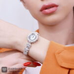 عکس ساعت نقره زنانه طرح امرالدکات مدل ایسلا
