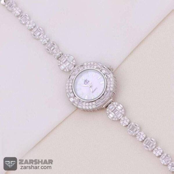 ساعت نقره زنانه طرح امرالدکات مدل آوالون عکس ساعت نقره زنانه طرح امرالدکات مدل آوالون