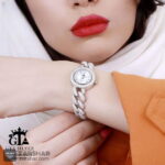 عکس ساعت نقره زنانه طرح کارتیر مدل الودی